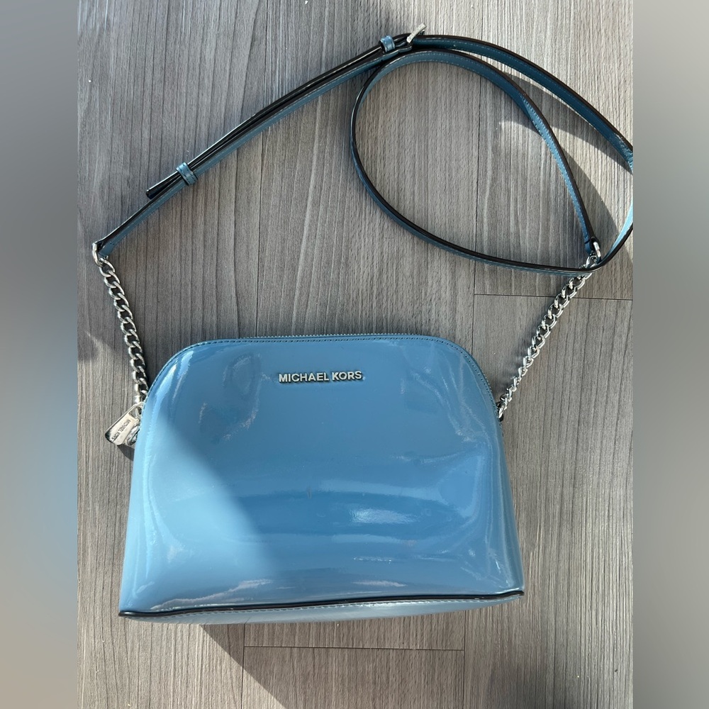 Michael Kors cross body bag in blue